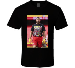 Travis Kelce Wearing Free 4 Rashee Rice T Shirt