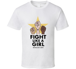 Fight Like A Girl Starlight Army T Shirt