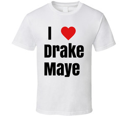 I Heart Love Drake Maye Fan T Shirt