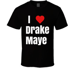 I Heart Love Drake Maye Football Fan T Shirt