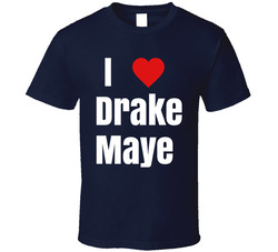 I Heart Love Drake Maye T Shirt