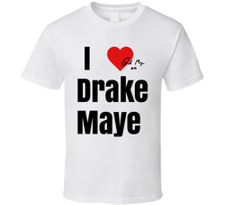 I Heart Love Drake Maye Signature T Shirt