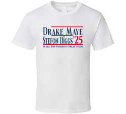 Drake Maye Stefon Diggs Make The Patriots Great Again T Shirt