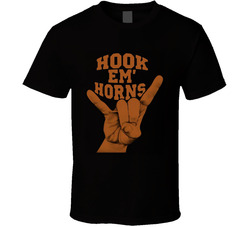 Hook Em Horns Devil Fingers T Shirt
