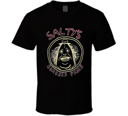 Saltys Burgers Fries Logo T Shirt
