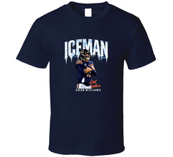 Caleb Williams Iceman Navy T Shirt