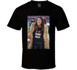 Ann Michael Maye Sideline I Heart Drake Maye T Shirt