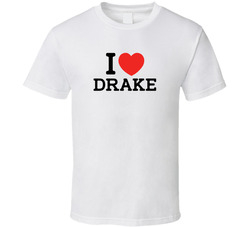 I Heart Drake Maye Logo T Shirt