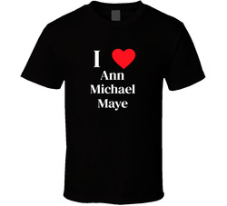I Heart Ann Michael Maye Logo T Shirt
