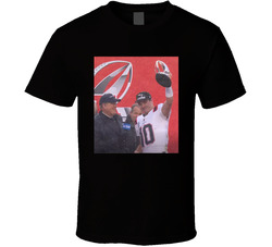 Drake Maye Raising The Lamar Hunt Trophy T Shirt