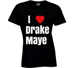 I Heart Love Drake Maye Women's Ladies T Shirt