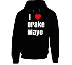 I Heart Love Drake Maye Hoodie