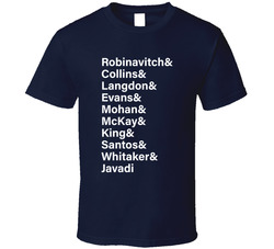 Robinavitch Collins Langdon Evans Mohan Mckay King Santos Whitaker Javadi The Pitt T Shirt
