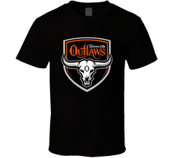 Kansas City Outlaws Logo Pro Bull Riding Pbr T Shirt