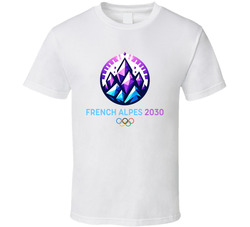 French Alps 2030 Sports Fan T Shirt
