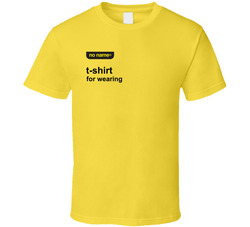 No Name T Shirt For Wearing T Shirt