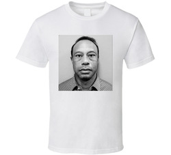 Tiger Woods Black And White 2026  Shot T Shirt
