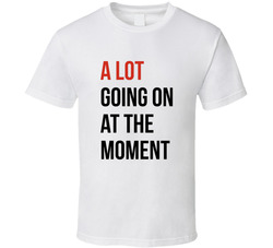 Company Retreat A Lot Going On At The Moment Amy T Shirt