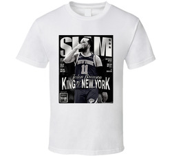 Jalen Brunson Black And White Slam Cover T Shirt
