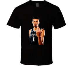 Victor Wembanyama Middle Finger T Shirt