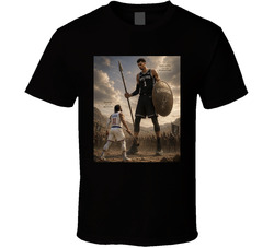David Vs Goliath Jalen Brunson Victor Wembanyama T Shirt
