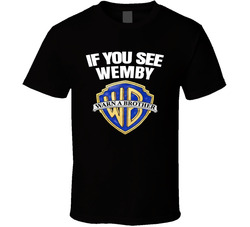 If You See Wemby Warn A Brother Basketball Fan T Shirt