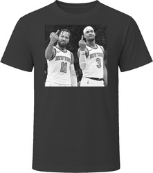 Jalen Brunson Josh Hart Giving The Middle Finger T Shirt