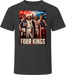 Four Kings Eli Manning Derek Jeter Jalen Brunson Mark Messier T Shirt
