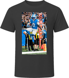 Jameson Williams Jumping Leaping Touchdown T Shirt