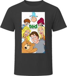 Ted The Animated Series Peacock Logo T Shirt