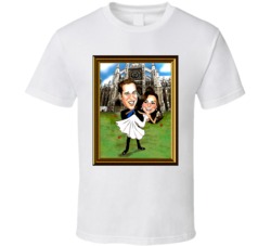 Will And Kate Caricature Royal Wedding T Shirt
