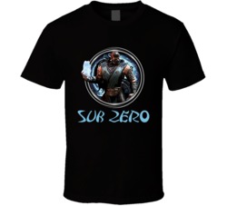 Sub Zero Mortal Kombat 9 Video Game T Shirt