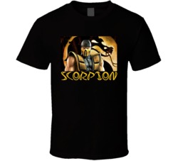 Scorpion Mortal Kombat 9 Video Game T Shirt