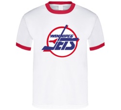 Winnipeg Jets Logo Retro Hockey T Shirt