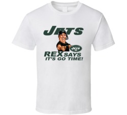 Rex Ryan New York Jets Coach T Shirt White