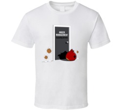 Angry Birds Anger Management Funny T Shirt