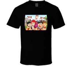 Fred Flintstone Wilma Barney Rubble T Shirt