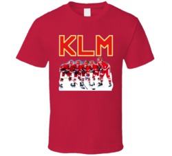 Soviet Russia Hockey Krutov Makarov Klm Line Larionov T Shirt