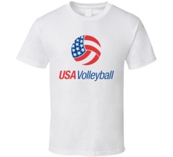 Volleyball America Usa T Shirt