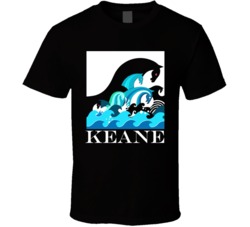 Keane Iron Sea Rock Music Black T Shirt