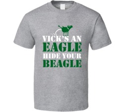 Michael Vick Football Hide Your Beagle T Shirt