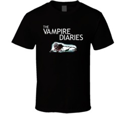 Vampire Diaries Teen Horror Logo T Shirt