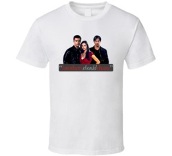 Vampire Diaries Elena Stefan Damon T Shirt