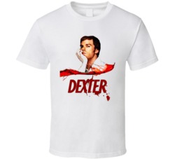 Dexter Blood Splatter Crime T Shirt