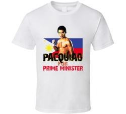 Manny Pacquiao Prime Minister Boxing T Shirt