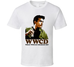 Wwcd Charlie Two And A Half Men T Shirt