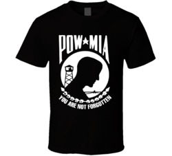 Pow Mia Remember Our Vets T Shirt