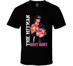 Bret The Hitman Hart Wrestling T Shirt