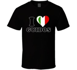 Jersey Shore I Heart Guidos T Shirt