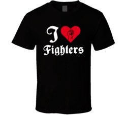 I Heart Fighters Mma T Shirt